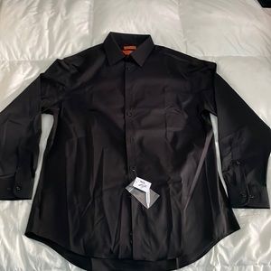 NWT Men’s black extreme slim fit dress shirt